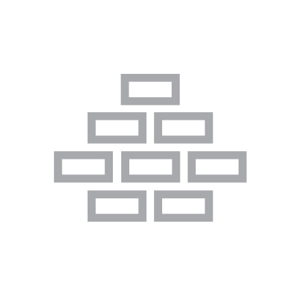 stack of bricks content strategy icon