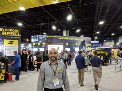 joe russell. crowley webb. crowley webb at fabtech 2018